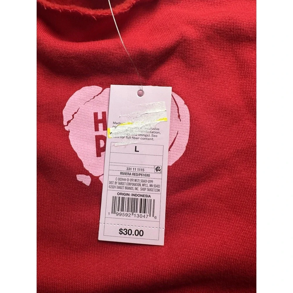 Wild Fable, Long Sleeve Sweatshirt, Red Size L Women Women's NWT - Picture 4 of 9